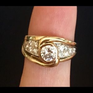 Diamond wedding ring